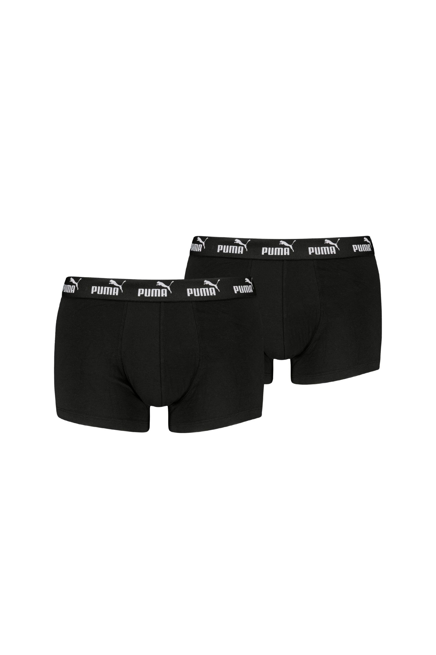 2er Pack Puma Herren Boxershorts Trunk Elements Schwarz