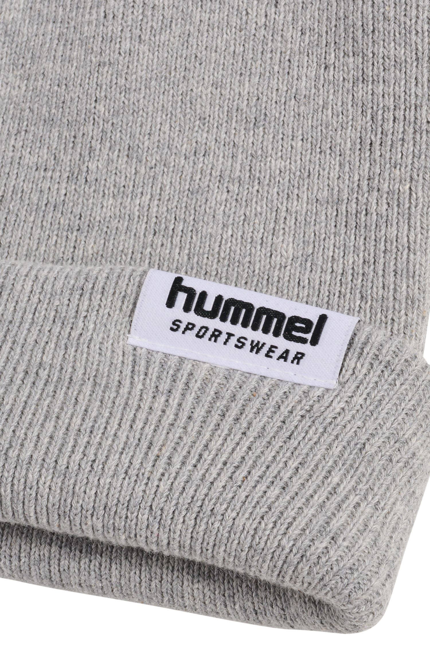 Hummel hmlRIB Unisex Sport Beanie LIGHT GREY MELANGE (2010) One Size