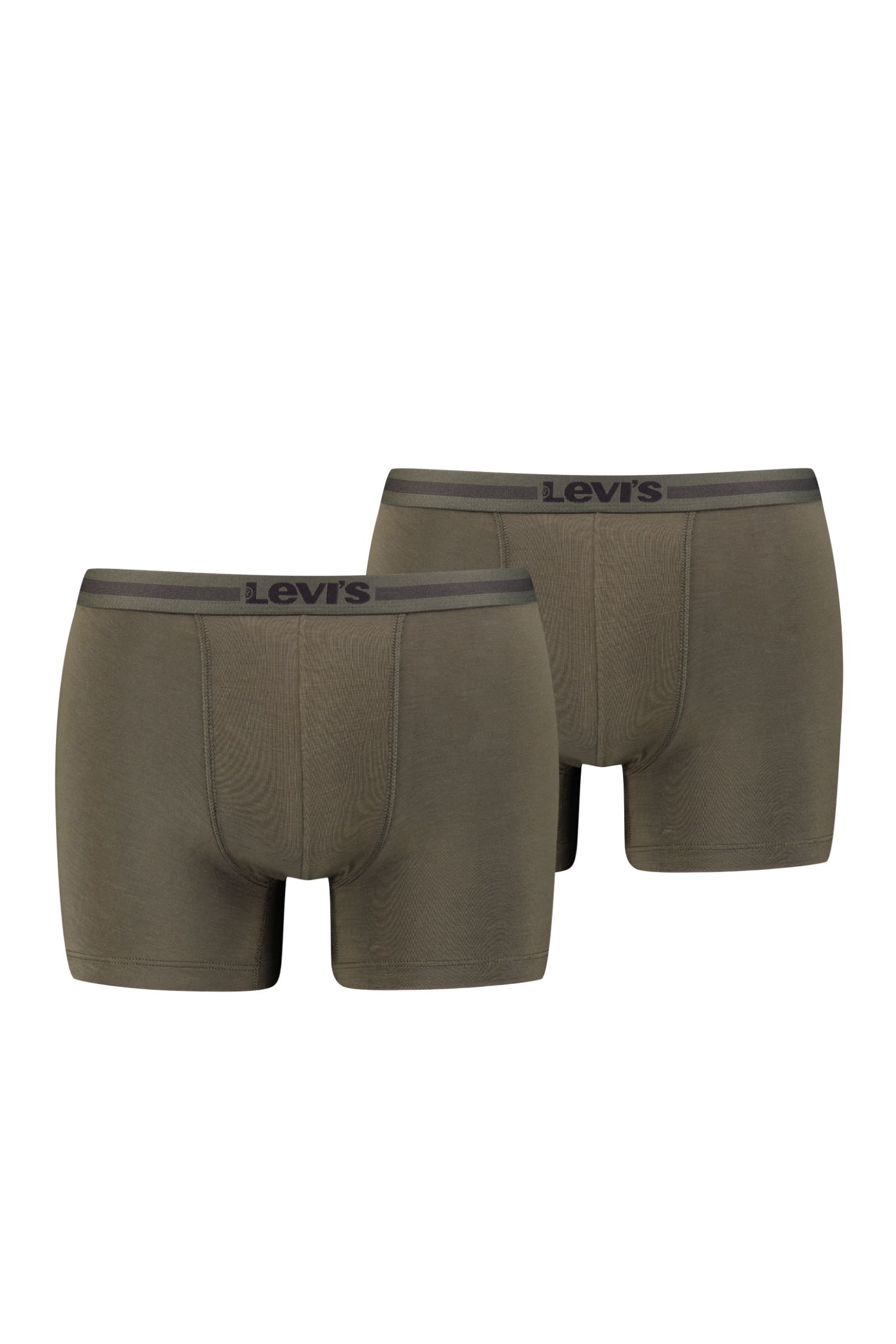 2er Pack Levi's Tencel Brief Boxershorts Khaki